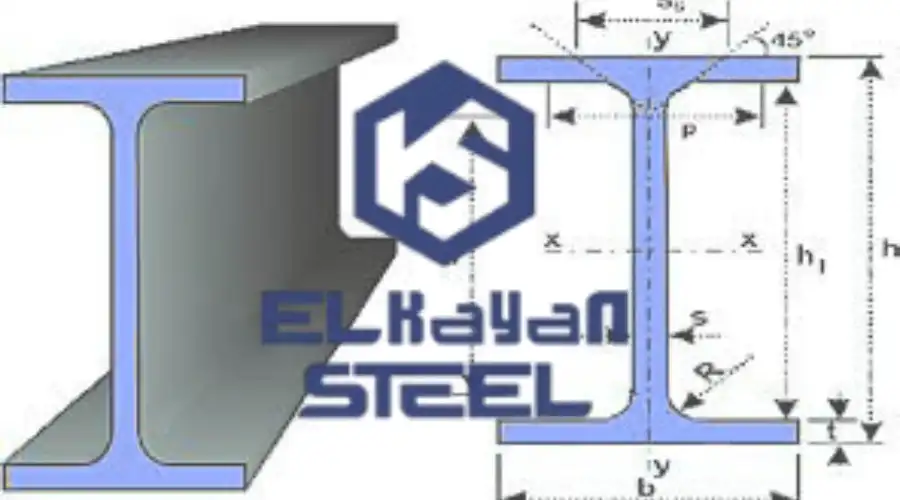 شكل مسطرة أوزان قطاعات الحديد